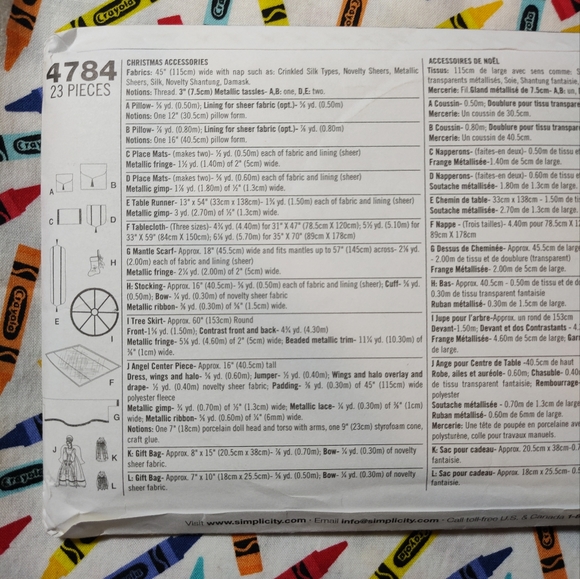 Simplicity 4784 Holiday Pattern Collection Uncut Factory Folded - Picture 2 of 2